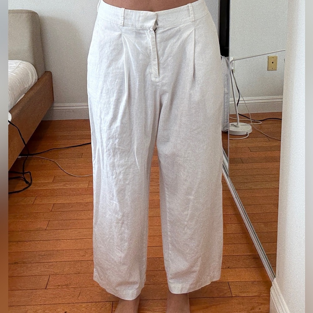 Uniqlo Women's White Chinos